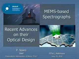 MEMS-based Spectrographs