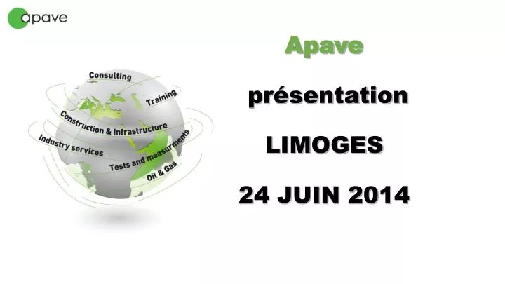 apave pr sentation limoges 24 juin 2014