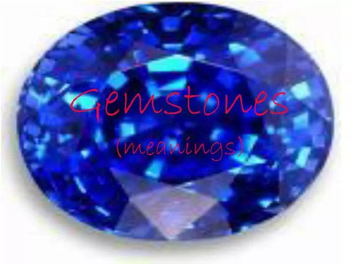 gemstones meanings