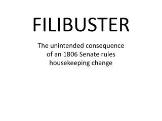 FILIBUSTER