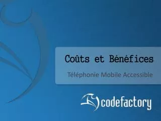 co ts et b n fices