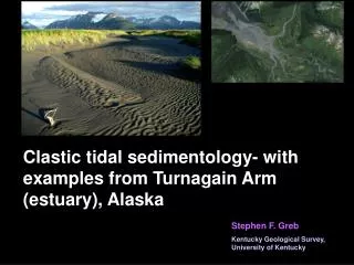 Clastic tidal sedimentology- with examples from Turnagain Arm (estuary), Alaska