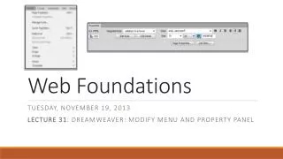 Web Foundations