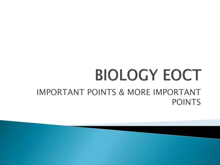 biology eoct