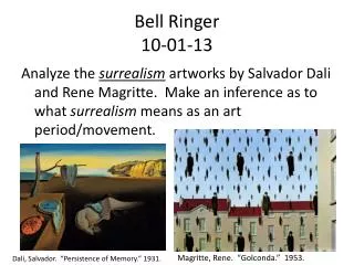 Bell Ringer 10-01-13