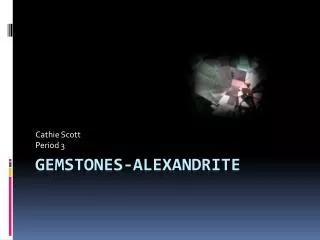 Gemstones-Alexandrite