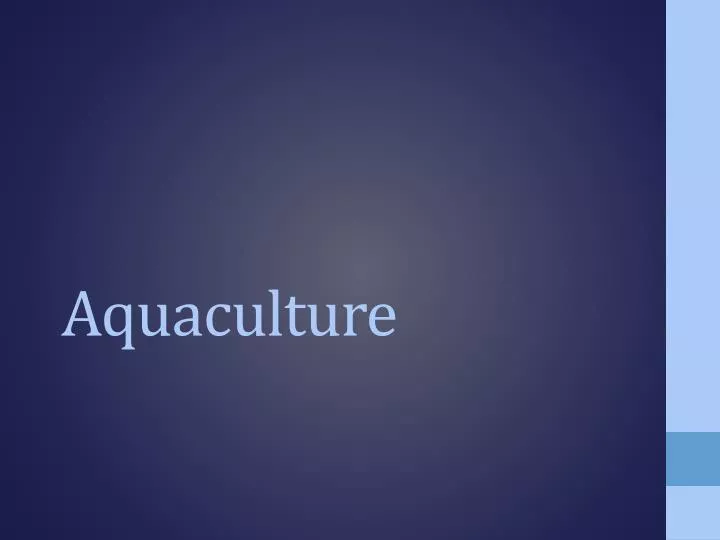 aquaculture