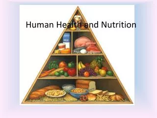 Human Health and Nutrition