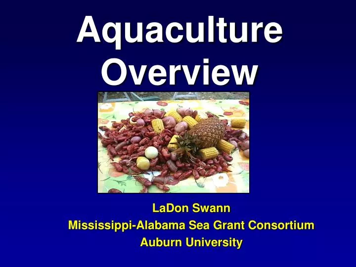 aquaculture overview