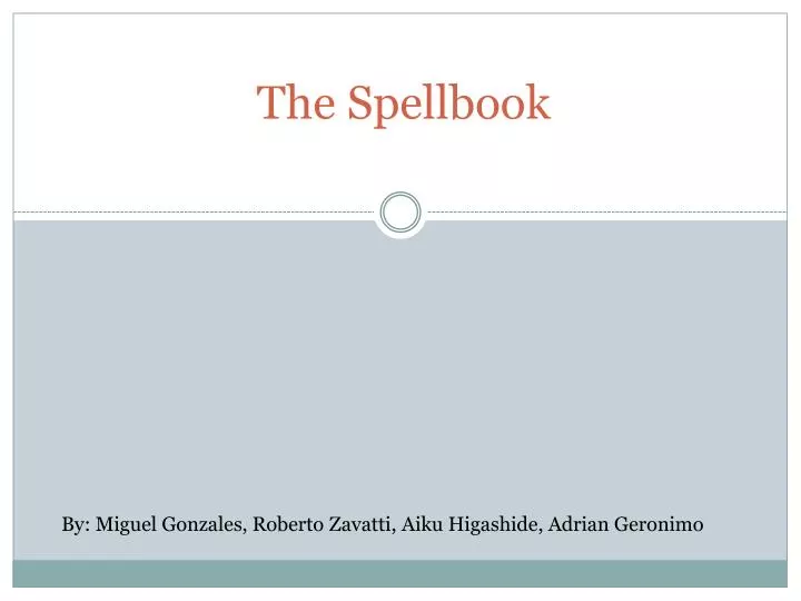 the spellbook