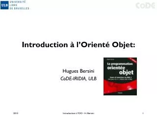 introduction l orient objet