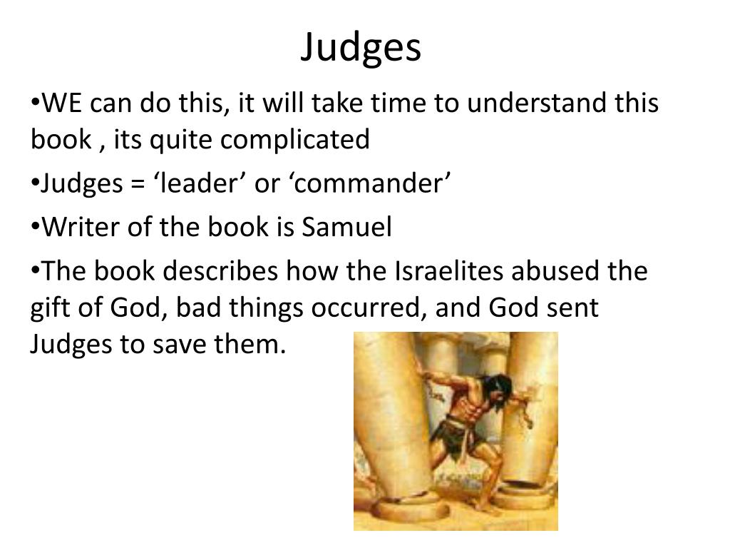 Judges Introduction PPT - Judges PowerPoint Presentation, free download - ID:2141413