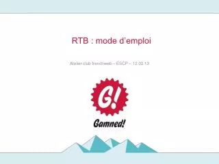 rtb mode d emploi