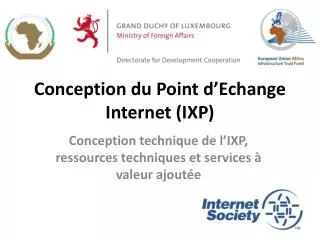 conception du point d echange internet ixp