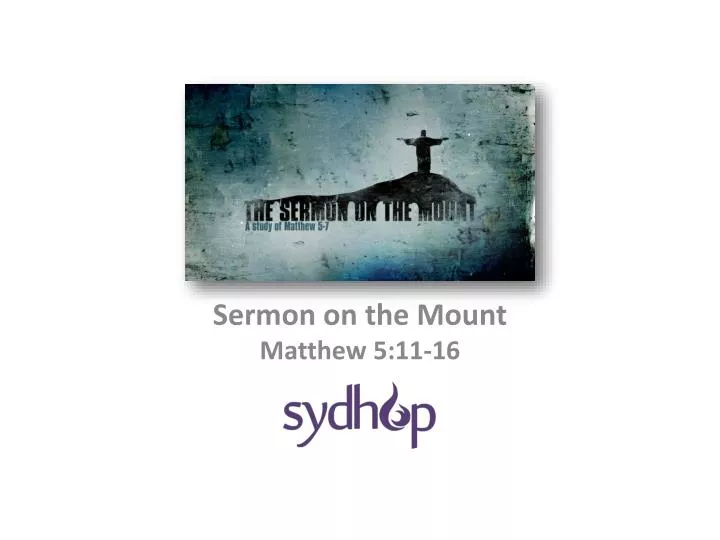 sermon on the mount matthew 5 11 16