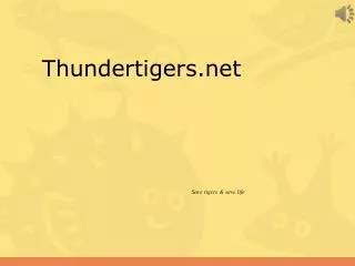 Thundertigers.net