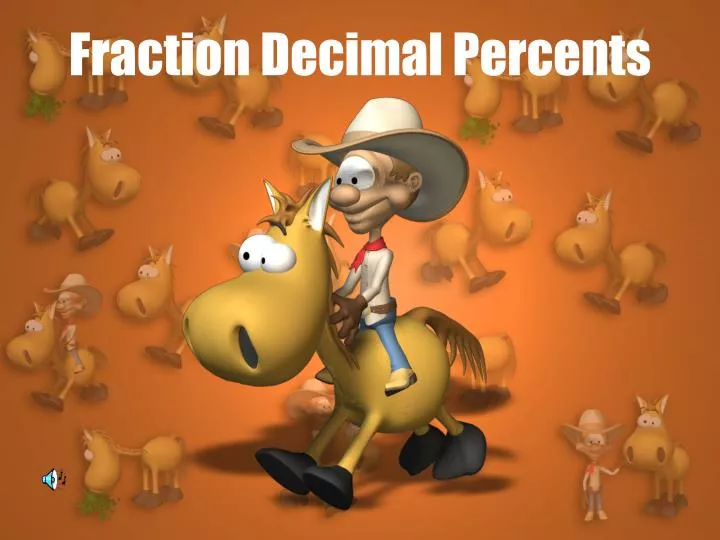 fraction decimal percents