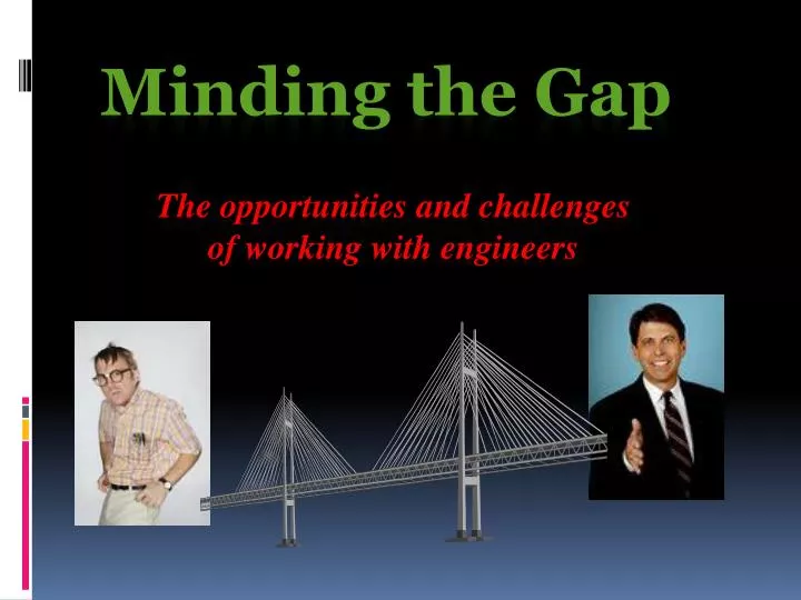 minding the gap the opportunities and challenges of working with engineers