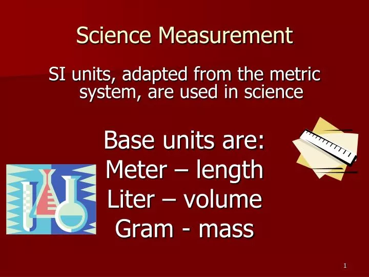 science measurement