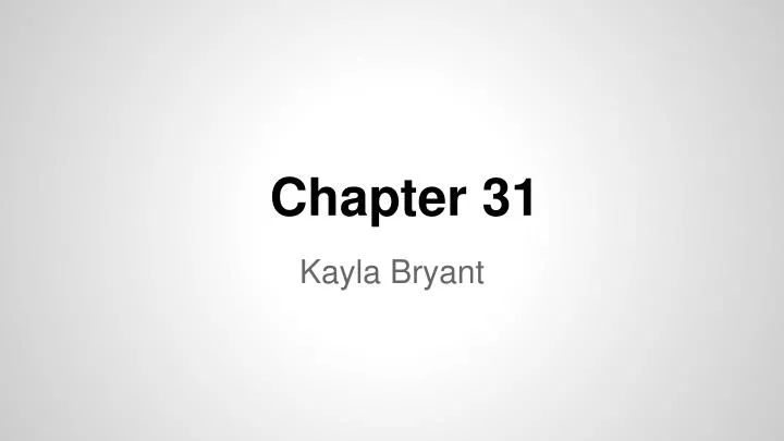 chapter 31