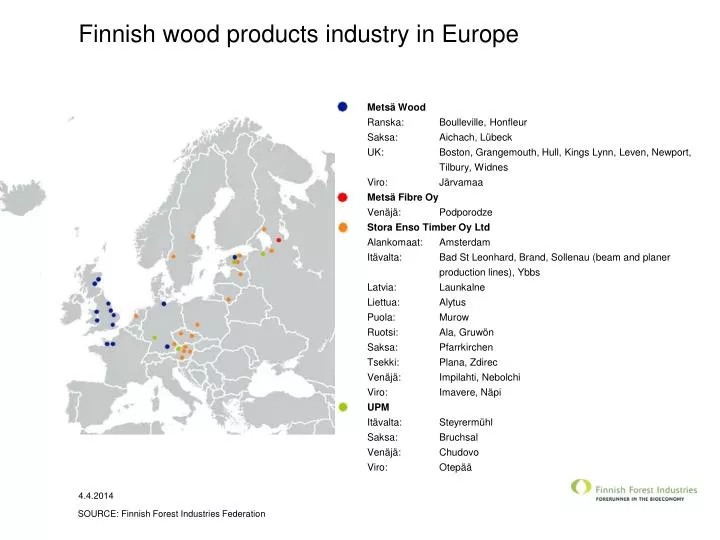 finnish wood products industry in europe