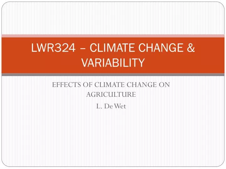lwr324 climate change variability