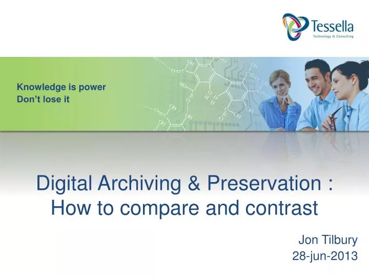 digital archiving preservation how to compare and contrast
