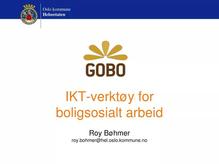 ikt verkt y for boligsosialt arbeid