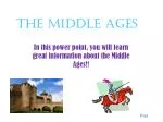 Journey Through the Middle Ages Presentation - slide 1