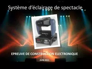 syst me d clairage de spectacle