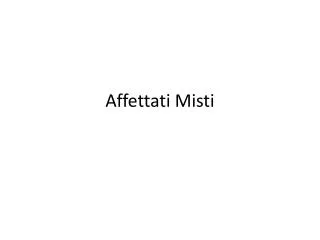 affettati misti