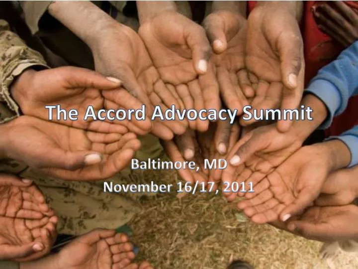 the accord advocacy summit