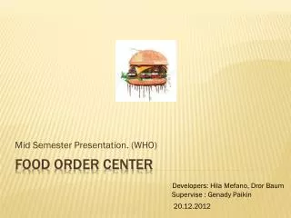 Food Order Center