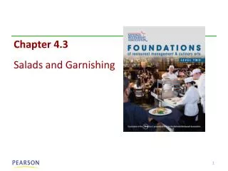 Chapter 4.3 Salads and Garnishing