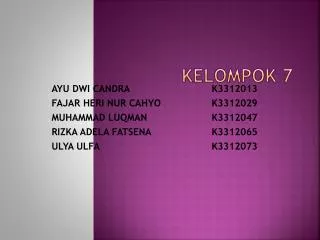 kelompok 7