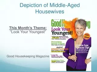 Depiction of Middle-Aged Housewives