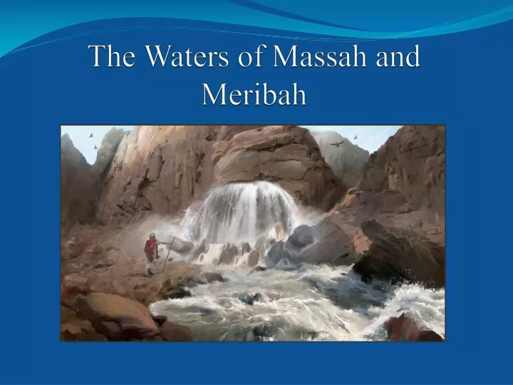 the waters of massah and meribah