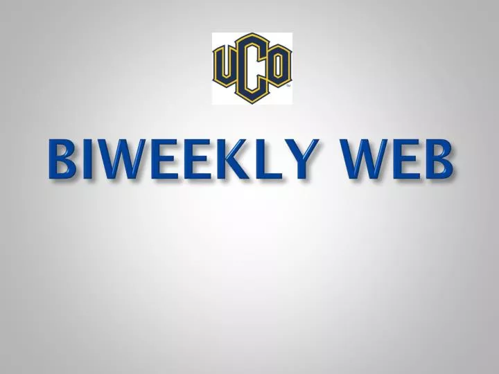 biweekly web