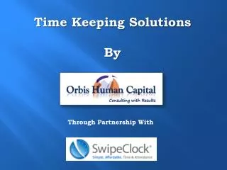 Time Keeping Solutions By