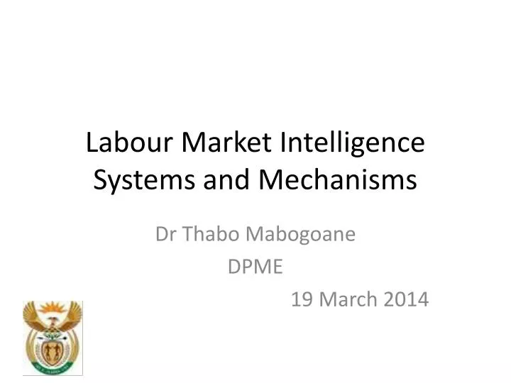 labour market intelligence systems and mechanisms