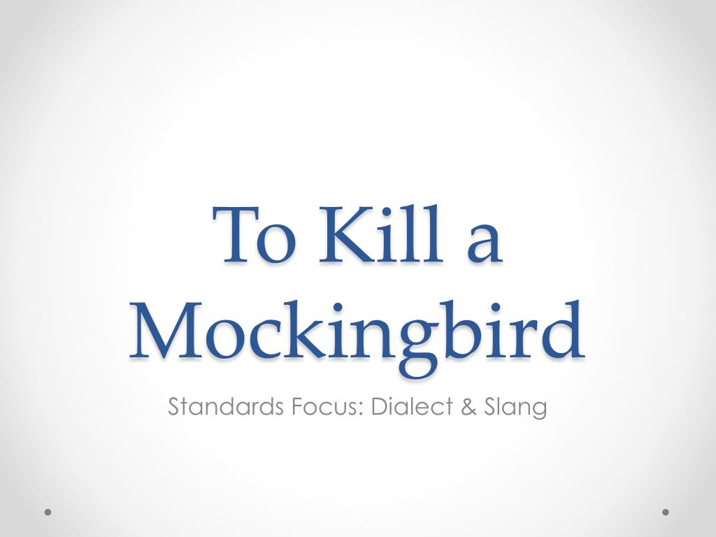 PPT - To Kill a Mockingbird PowerPoint Presentation, free download - ID ...