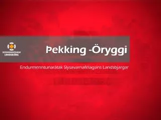 ekking ryggi