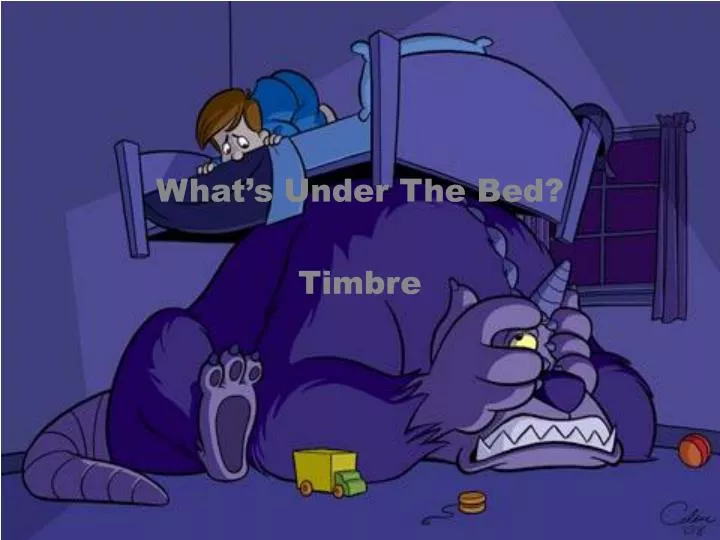 what s under the bed timbre