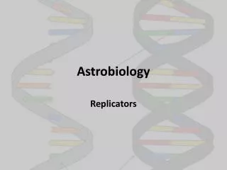 Astrobiology