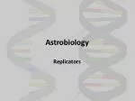 Astrobiology - slide 1