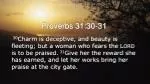 Proverbs 31:30-31 - slide 1