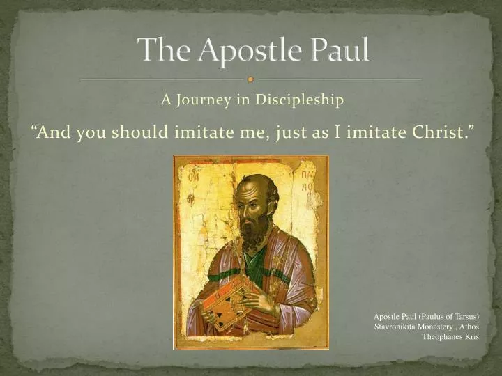 the apostle paul