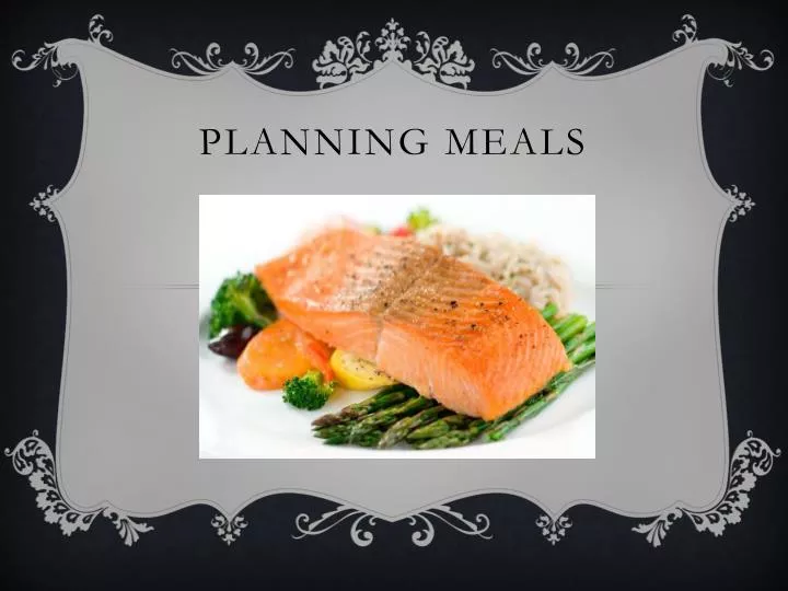 planning meals