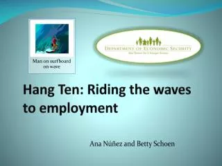 Hang Ten: Riding the waves to employment