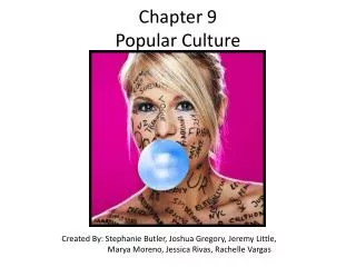 Chapter 9 Popular Culture
